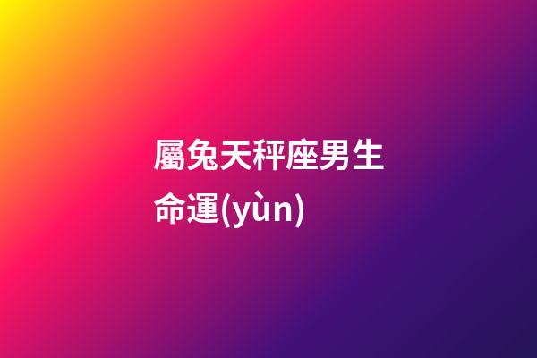 屬兔天秤座男生命運(yùn)-第1張-星座運(yùn)勢(shì)-玄機(jī)派