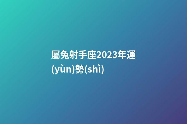 屬兔射手座2023年運(yùn)勢(shì)-第1張-星座運(yùn)勢(shì)-玄機(jī)派