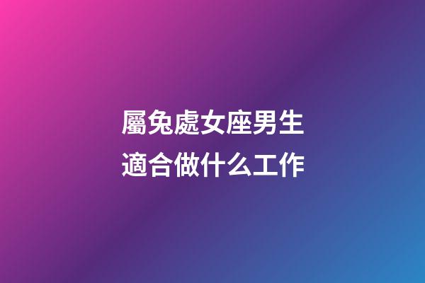 屬兔處女座男生適合做什么工作-第1張-星座運勢-玄機派