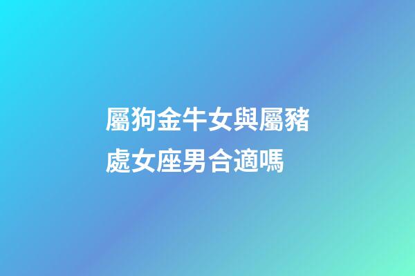 屬狗金牛女與屬豬處女座男合適嗎-第1張-星座運勢-玄機派