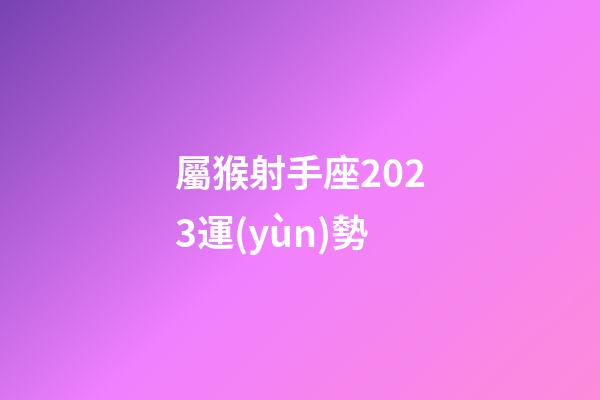 屬猴射手座2023運(yùn)勢-第1張-星座運(yùn)勢-玄機(jī)派
