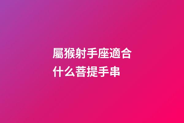 屬猴射手座適合什么菩提手串
