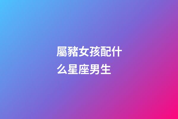屬豬女孩配什么星座男生-第1張-星座運勢-玄機派