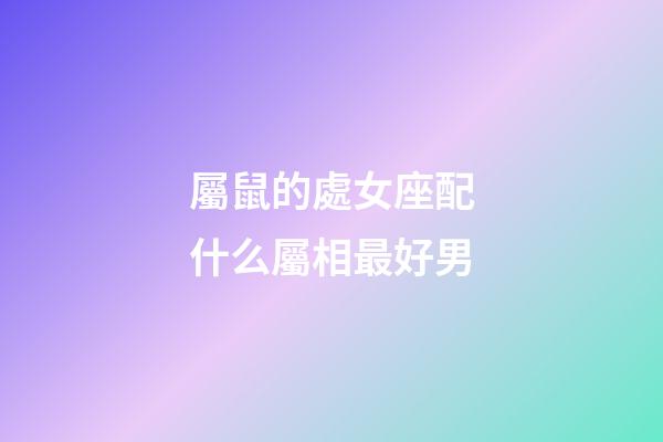 屬鼠的處女座配什么屬相最好男-第1張-星座運勢-玄機派