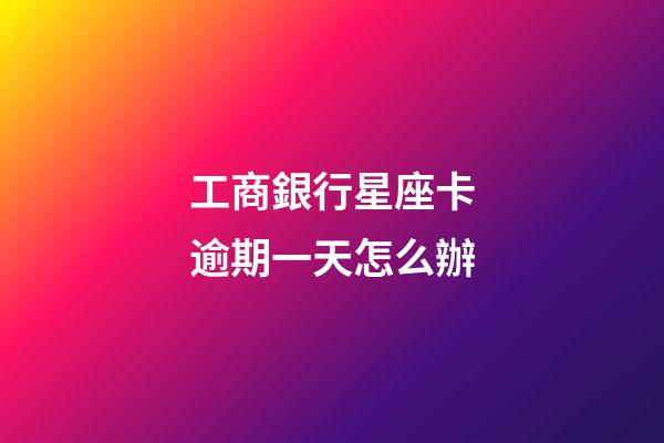 工商銀行星座卡逾期一天怎么辦-第1張-星座運勢-玄機派