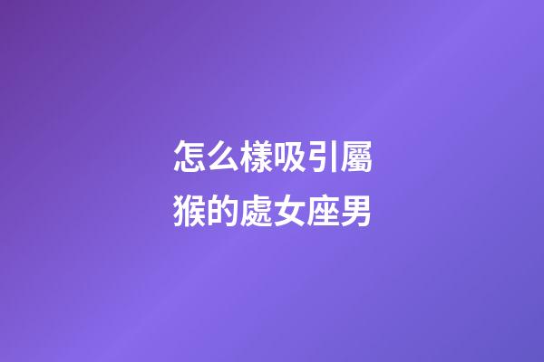 怎么樣吸引屬猴的處女座男-第1張-星座運勢-玄機派