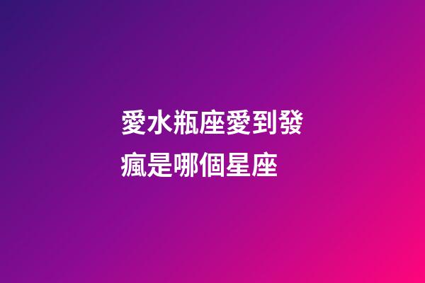 愛水瓶座愛到發瘋是哪個星座-第1張-星座運勢-玄機派