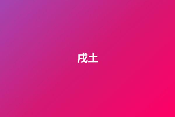 戌土