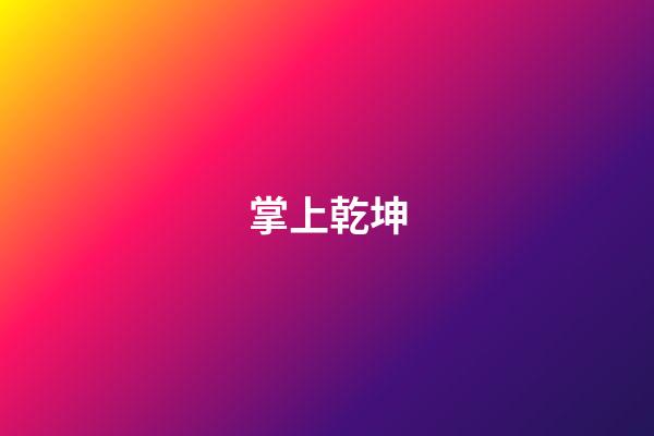 掌上乾坤