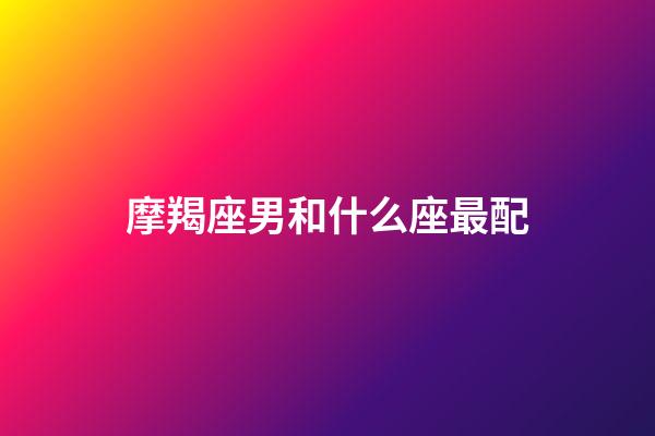 摩羯座男和什么座最配（摩羯女一般嫁給什么星座）-第1張-星座運(yùn)勢-玄機(jī)派