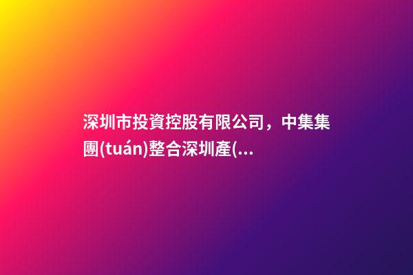 深圳市投資控股有限公司，中集集團(tuán)整合深圳產(chǎn)業(yè)資源-第1張-觀點(diǎn)-玄機(jī)派