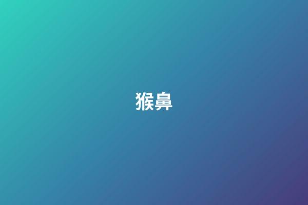 猴鼻