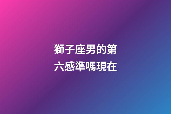 獅子座男的第六感準嗎現在-第1張-星座運勢-玄機派