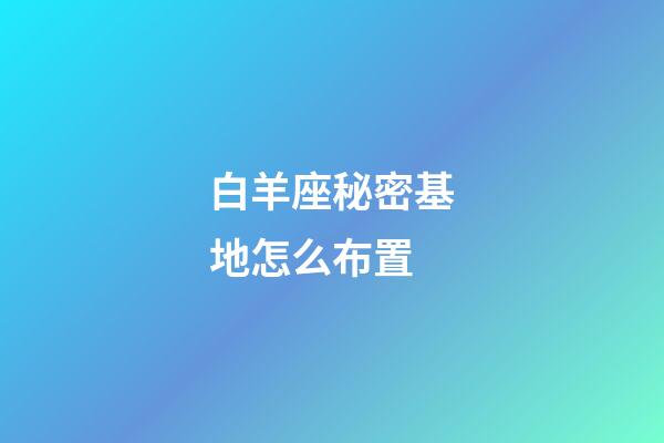 白羊座秘密基地怎么布置-第1張-星座運勢-玄機派