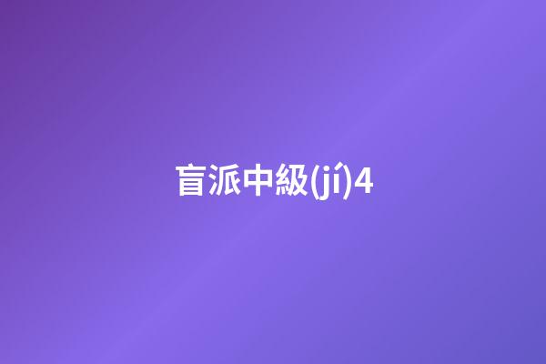 盲派中級(jí)4
