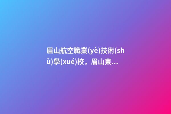 眉山航空職業(yè)技術(shù)學(xué)校，眉山東星航空職業(yè)學(xué)校2020招生簡(jiǎn)章-第1張-觀點(diǎn)-玄機(jī)派