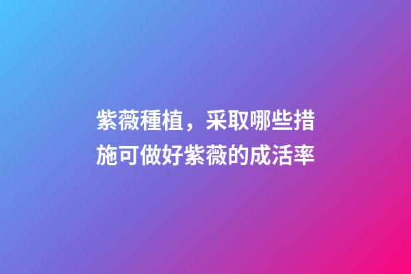 紫薇種植，采取哪些措施可做好紫薇的成活率-第1張-觀點-玄機派