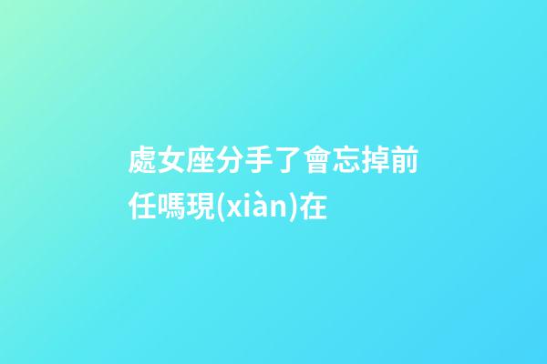 處女座分手了會忘掉前任嗎現(xiàn)在-第1張-星座運勢-玄機派