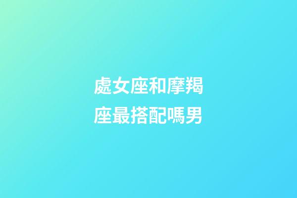 處女座和摩羯座最搭配嗎男-第1張-星座運勢-玄機派