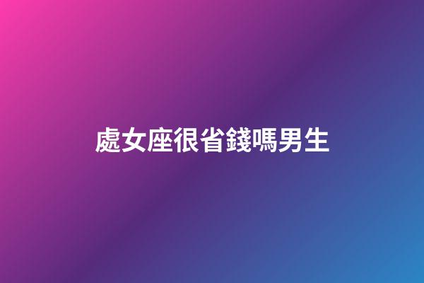 處女座很省錢嗎男生-第1張-星座運勢-玄機派