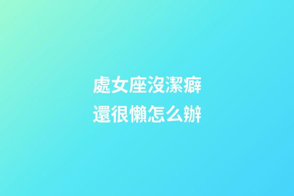 處女座沒潔癖還很懶怎么辦-第1張-星座運勢-玄機派