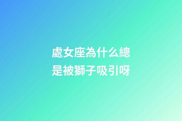處女座為什么總是被獅子吸引呀-第1張-星座運勢-玄機派