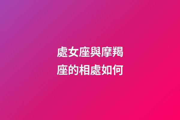 處女座與摩羯座的相處如何-第1張-星座運(yùn)勢(shì)-玄機(jī)派