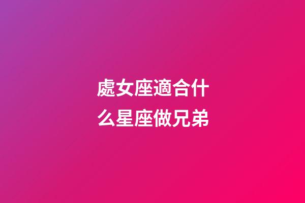 處女座適合什么星座做兄弟-第1張-星座運(yùn)勢(shì)-玄機(jī)派