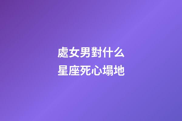 處女男對什么星座死心塌地-第1張-星座運勢-玄機派