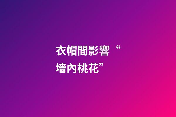 衣帽間影響“墻內桃花”