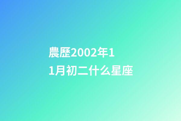 農歷2002年11月初二什么星座-第1張-星座運勢-玄機派