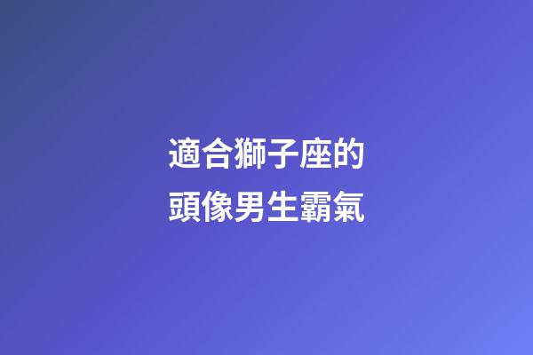 適合獅子座的頭像男生霸氣-第1張-星座運勢-玄機派