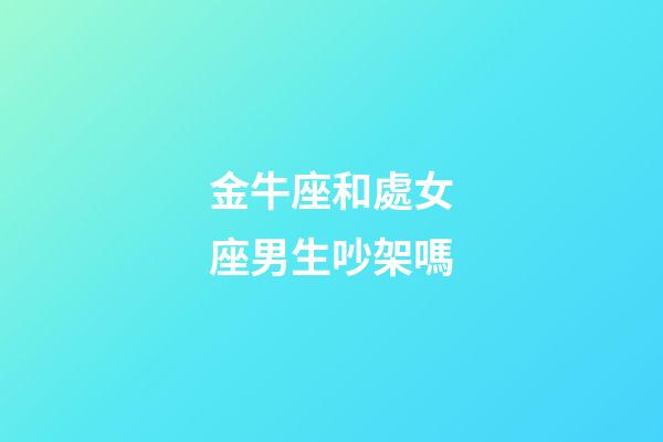 金牛座和處女座男生吵架嗎-第1張-星座運勢-玄機派