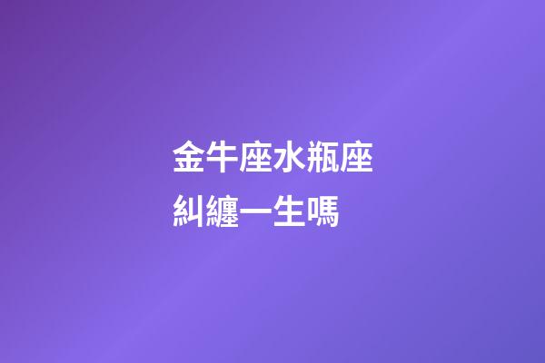 金牛座水瓶座糾纏一生嗎-第1張-星座運勢-玄機派