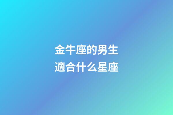金牛座的男生適合什么星座-第1張-星座運勢-玄機派