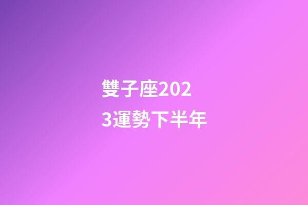 雙子座2023運勢下半年-第1張-星座運勢-玄機派