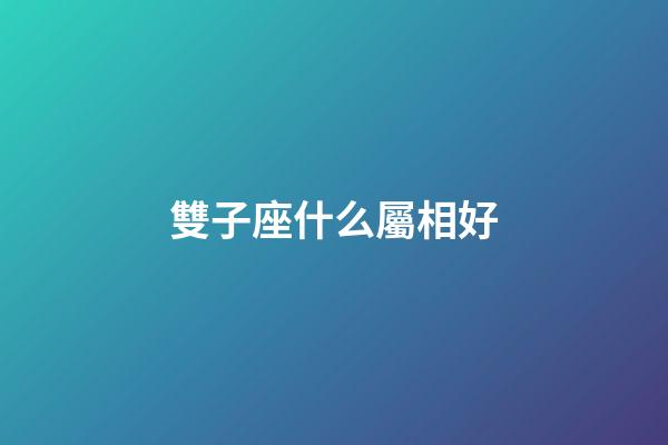 雙子座什么屬相好-第1張-星座運勢-玄機派