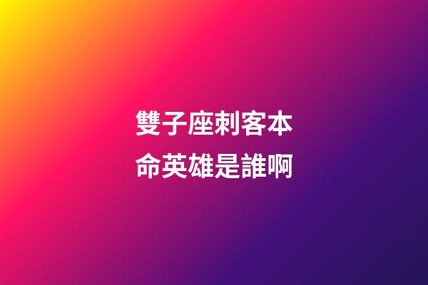 雙子座刺客本命英雄是誰啊-第1張-星座運勢-玄機派