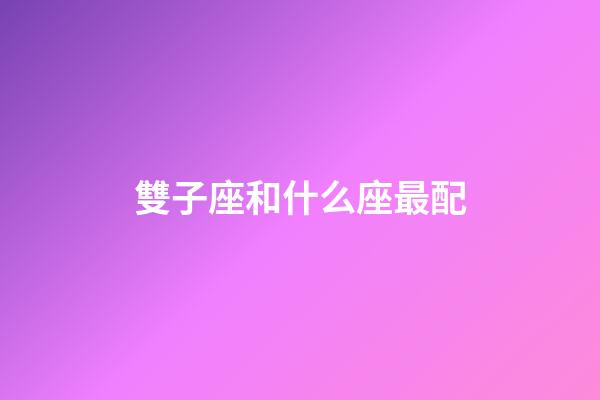 雙子座和什么座最配（雙子座的正緣與孽緣）-第1張-星座運勢-玄機派