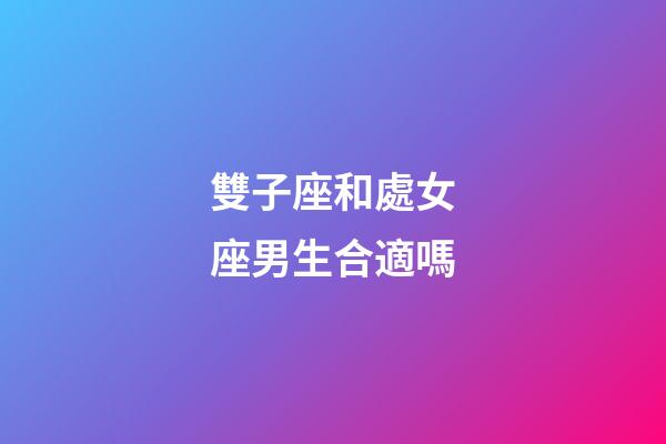 雙子座和處女座男生合適嗎-第1張-星座運勢-玄機派
