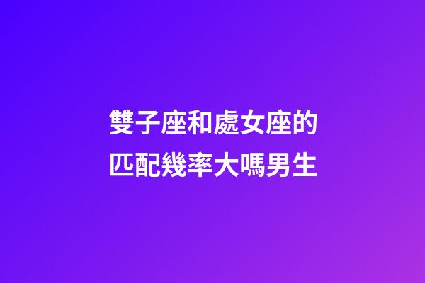 雙子座和處女座的匹配幾率大嗎男生-第1張-星座運(yùn)勢(shì)-玄機(jī)派