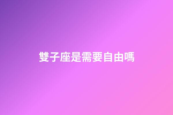 雙子座是需要自由嗎-第1張-星座運勢-玄機派