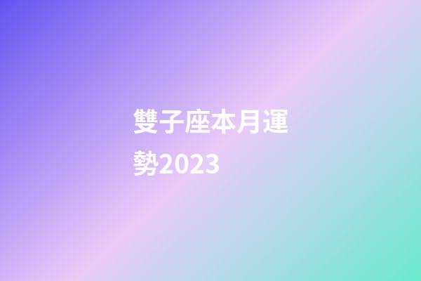 雙子座本月運勢2023-第1張-星座運勢-玄機派