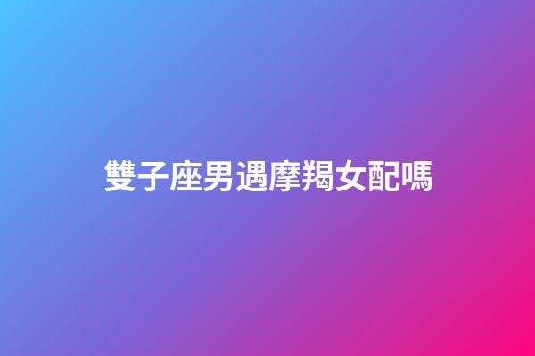 雙子座男遇摩羯女配嗎-第1張-星座運勢-玄機派