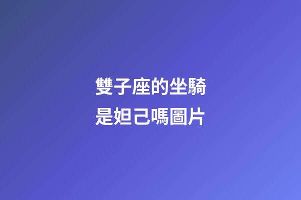 雙子座的坐騎是妲己嗎圖片-第1張-星座運勢-玄機派