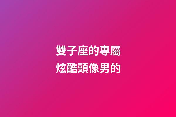 雙子座的專屬炫酷頭像男的-第1張-星座運(yùn)勢-玄機(jī)派