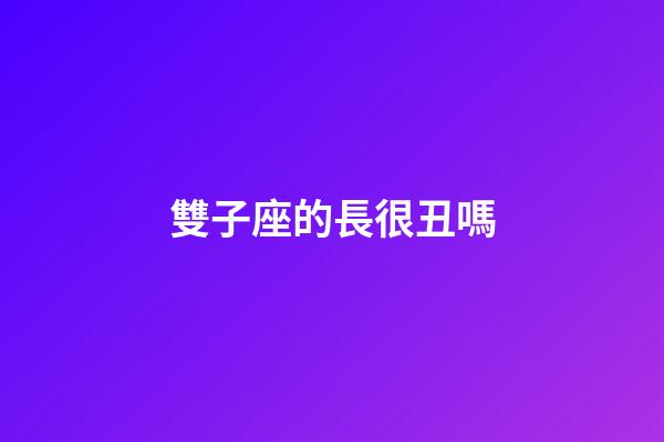 雙子座的長很丑嗎-第1張-星座運勢-玄機派