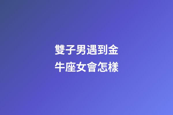 雙子男遇到金牛座女會怎樣-第1張-星座運勢-玄機派