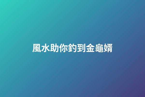 風水助你釣到金龜婿