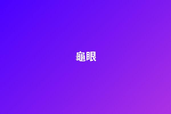 龜眼